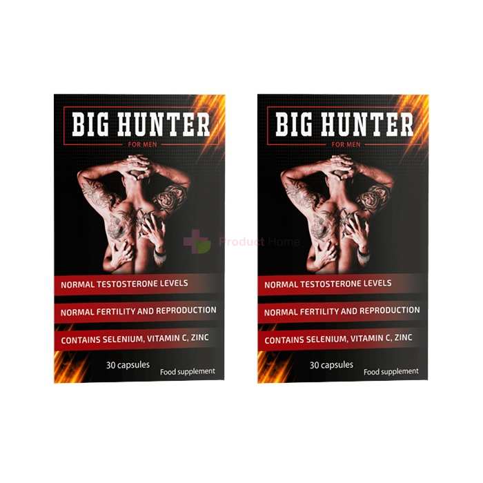 Big Hunter - cápsulas para la prostatitis en Gijón